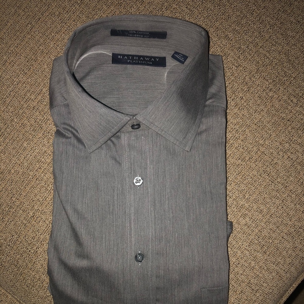 Hathaway Platinum Dress Shirt